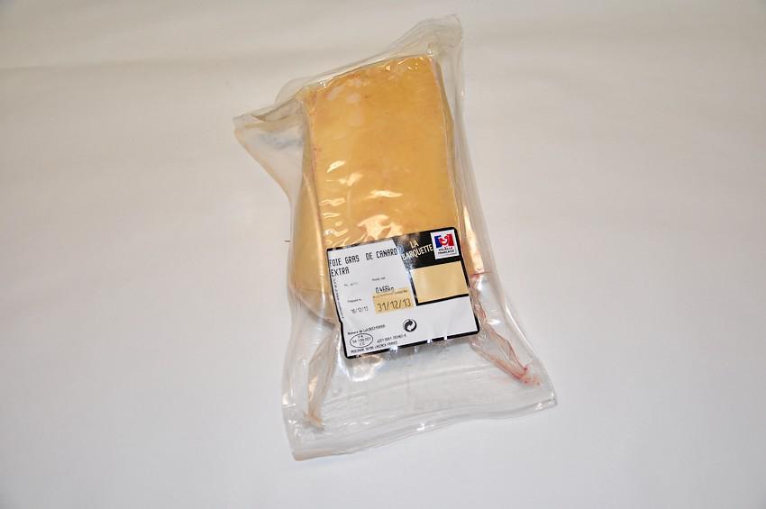 Foie gras cru extra de canard Foie gras cru extra de canard